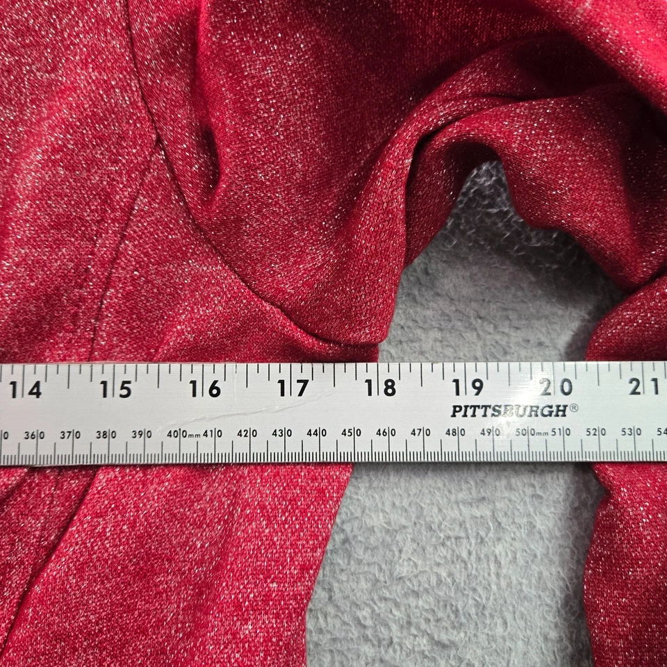 Abrigo Tommy Hilfiger Mujer M Rojo Militar American Highlands Metálico Nuevo con Etiquetas Foto 3 de 4