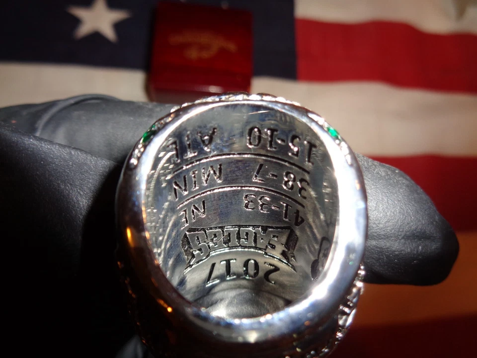 Anillo Super Bowl réplica Philadelphia Eagles 2017 30 % de descuento. Foto 4 de 4