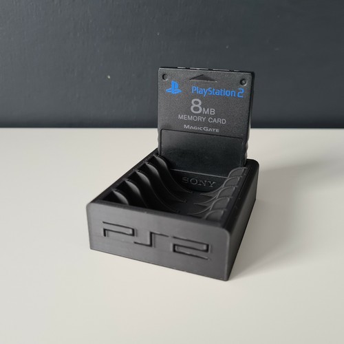Sony PlayStation Memory Card Storage Holder / Display Stand for PS1 & PS2 - Picture 3 of 15