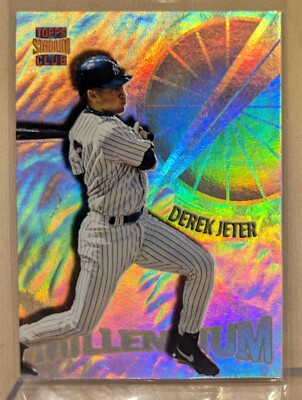 1997 Topps Stadium Club MILLENNIUM MEMBERS ONLY #1 Derek Jeter HOF RARE /750