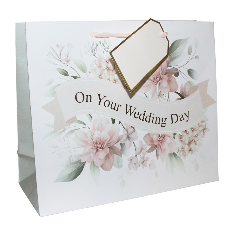 Partisan 6 Pack Gift Bag On Your Wedding Day Large - View #3