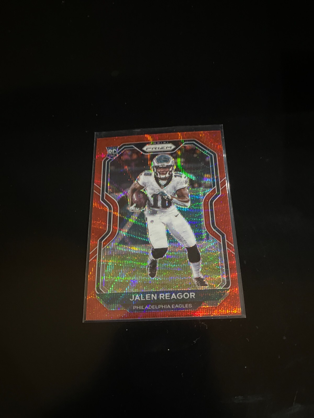 Jalen Reagor 2020 Panini Prizm Red Wave Prizm /149 RC Eagles 342 PWE