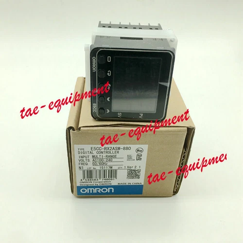 1 PC New Omron E5CC-RX2ASM-880 Temperature Controller 100-240VAC In Box ML