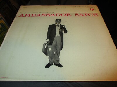 1956 LOUIS ARMSTRONG Ambassador Satch Mono LP Columbia 6 Eye CL 840 DG NM/VG