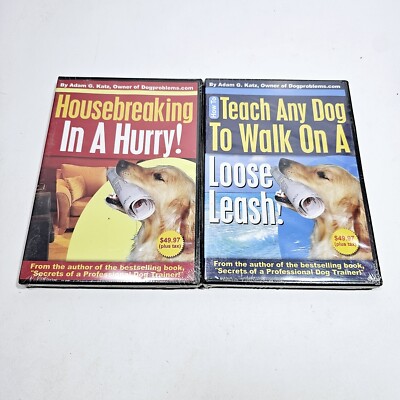Housebreaking in a Hurry / Teach Any Dog To Walk On a Loose Leash Adam Katz DVD