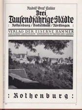 Three millennial cities, Rothenburg, Dinkelsbühl, Nördlingen, 1933