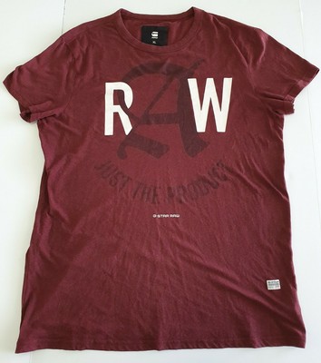 burgundy g star shirt