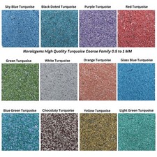 Crushed Turquoise Coarse Gemstone Powder 0.5-1 MM All Turquoise For Inlays Work