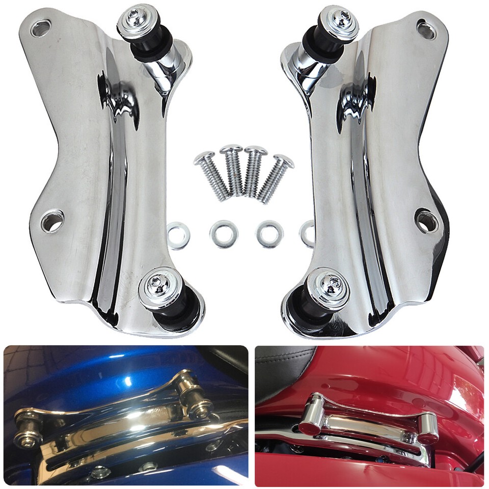 For 14-25 Harley Touring Quick Release Two-up Tour Pack Rack Mount ...
