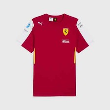 Scuderia Ferrari WEC LMH Official Le Mans 24hr PUMA Team T-shirt Tee 2025 Red