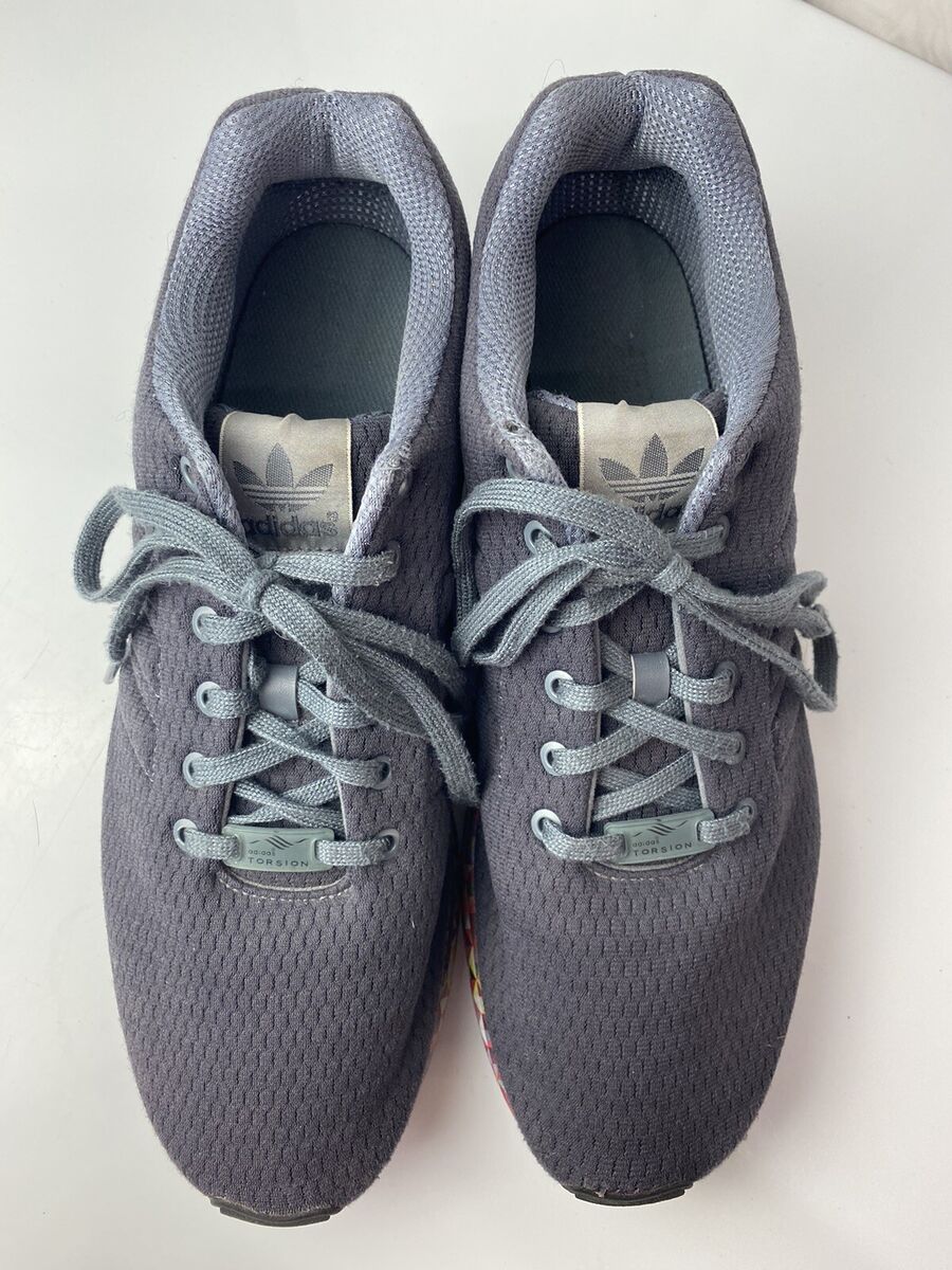 ADIDAS Size 13 Mens ZX Flux Torsion AF6306 Sneakers Gray ADIDAS Size 13 Mens ZX Flux Torsion AF6306 Sneakers Gray