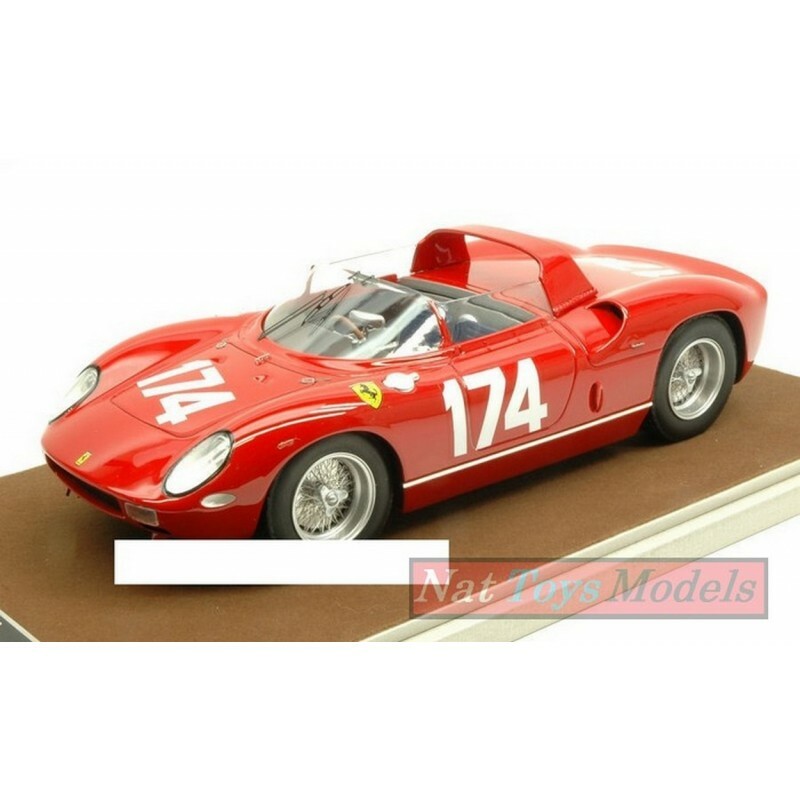 Tecnomodel tmd1839e Ferrari 250 p.n.174 Targa Florio 1963 1963 1963 pakes - sultanes 1 18 fba