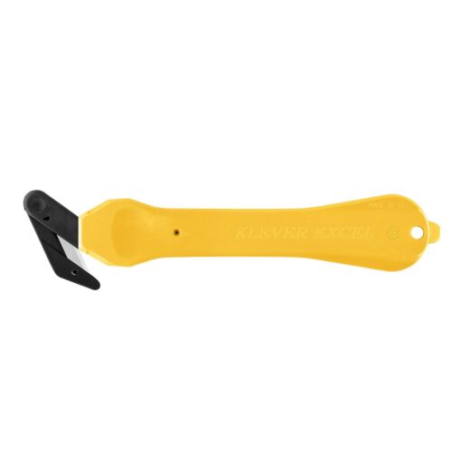 Safety Box Cutter Klever Excel Wide Cut Handy Box Opener Knife Tool Yellow - Afbeelding 1 van 1