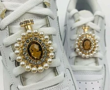 New Buckles / Shoe Clips / Lace Locks / Buckles Lady Beads Chic 1 Piece