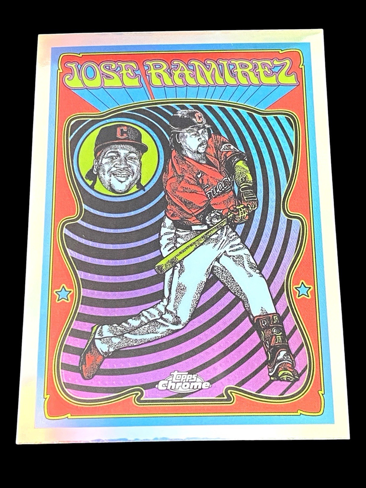Topps 2025 Chrome Ultra Violet All-Stars Jose Ramirez UV-9 Cleveland Guardians