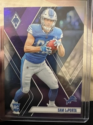 2023 Panini Phoenix - Rookies Sam LaPorta  Purple Seismic #13/125 (RC)