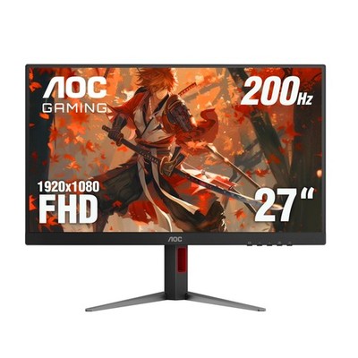 AOC 27G4H 27 Inch Full HD Gaming Monitor, IPS Panel, 200Hz Refresh Rate, 1ms