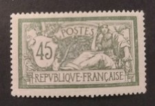 TIMBRES FRANCE NEUF LUXE N°143 MERSON ANNEE 1906 BON CENTRAGE COTE 120€