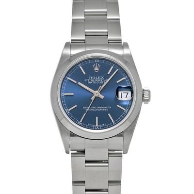 ROLEX Datejust 68240 Blue Case Size 31×31mm Unisex Used Watch #111211