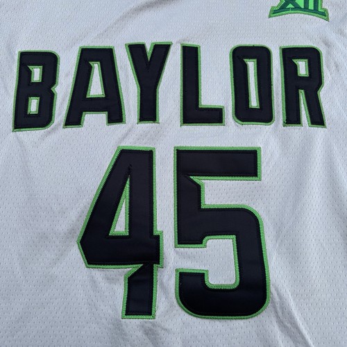 Nike Elite NCAA Baylor Bears Davion Mitchell maglia basket uomo L RARA - Foto 3 di 15
