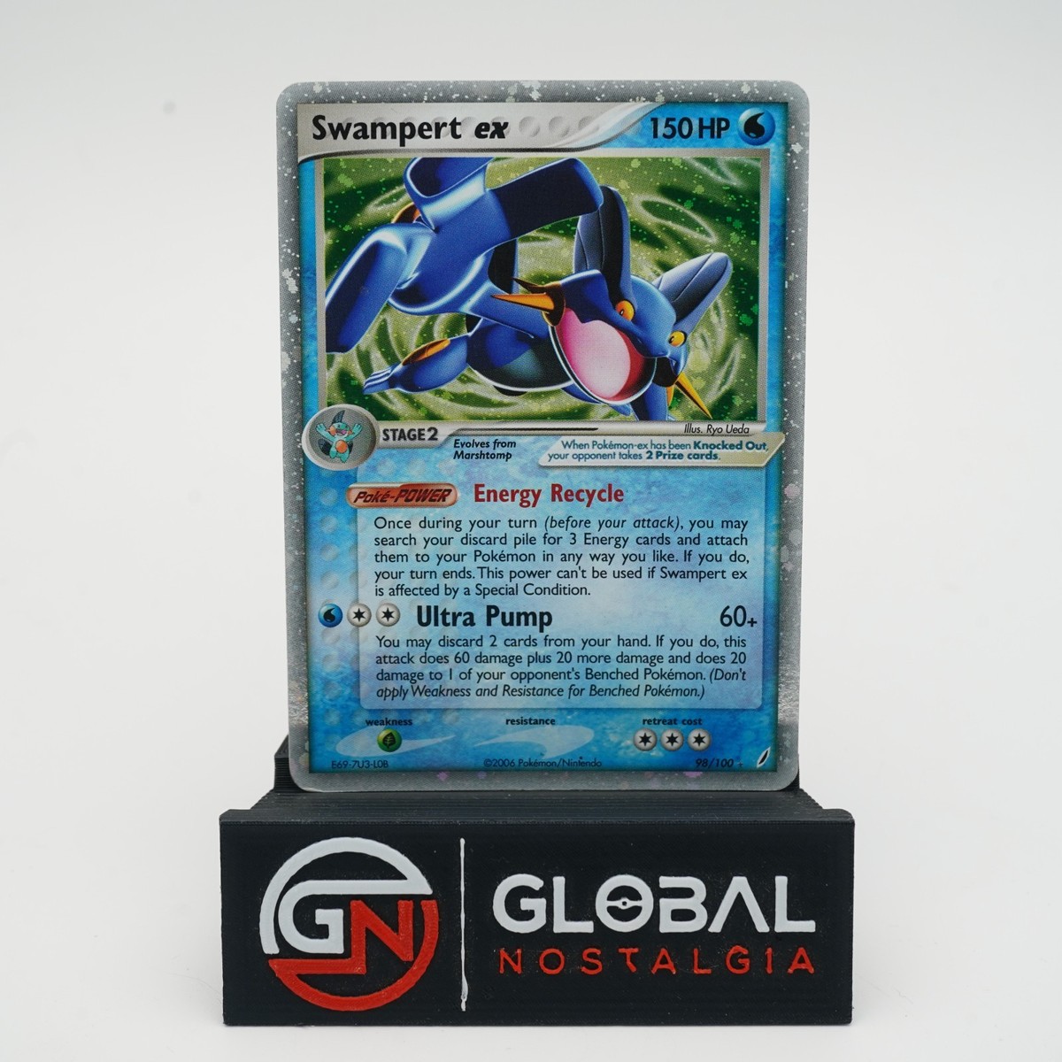 Dead Mint Club ピックガード 1999-2008 ヘビーエイジド Swampert ex #98 Holo Ex Crystal Guardians Pokemon 2008 MP | eBay