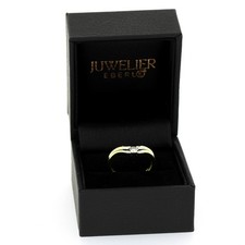 Ring 585 Gold 14 kt - Brillant 0,15 ct W/SI - Wert 740,-