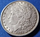 A High Grade 1878 7TF Rev 78 Morgan Silver Dollar