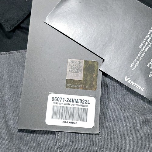 Harley Davidson #1 Victory Men 2XL Long Sleeve Woven Colorblock 96071-24VM/022L - Picture 4 of 12