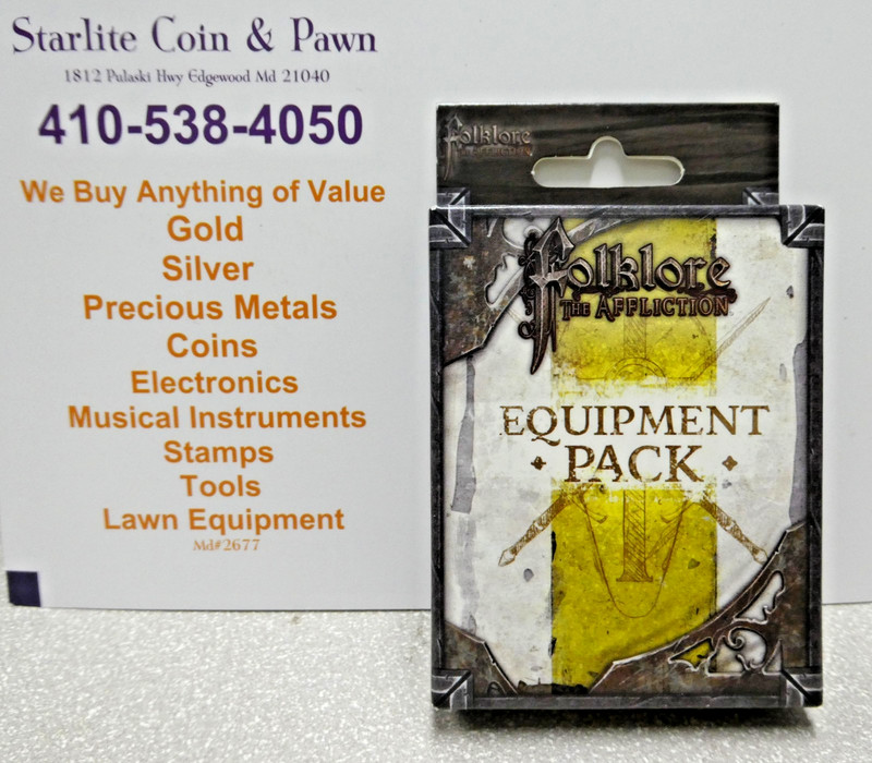 New FOLKLORE THE AFFLICTION Remastered Equipment Pack Board Card Game GNEFL60