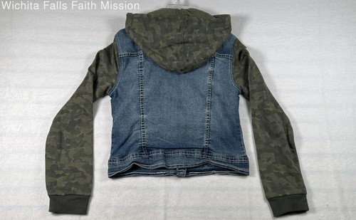 Wallflower girls jean jacket with hood size medium - Picture 4 of 4