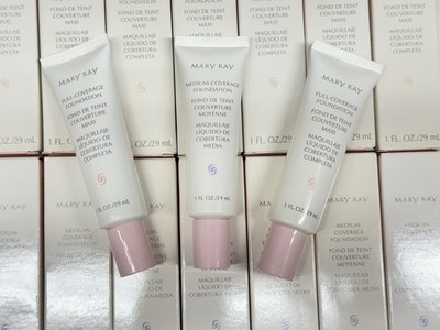 Mary Kay Medium & Full Coverage Foundation 1oz  YOU PICK  Pink Top + Free Sample