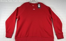 Under Armour ladies sweatshirt size 2XL red