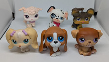 Littlest Pet Shop Dogs 175 222 133 390 44 398 Authentic LPS Lot Of 6 Pets