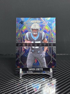 2024 Panini Prizm #16 Xavier Legette RC Prizmatic Carolina Panthers