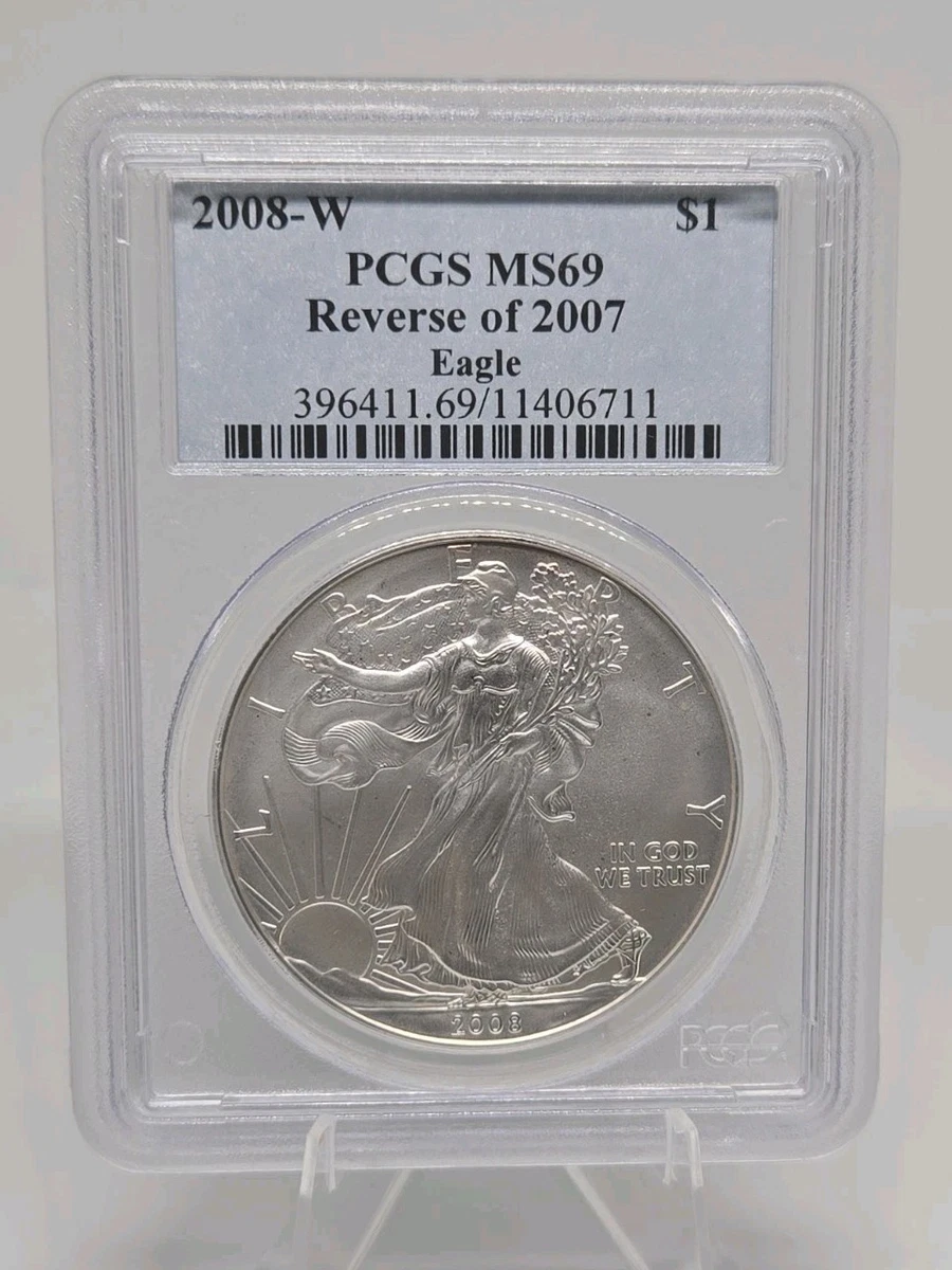 American Eagle MS 69 Graded 2008 Silver Bullion Coins for sale | eBay