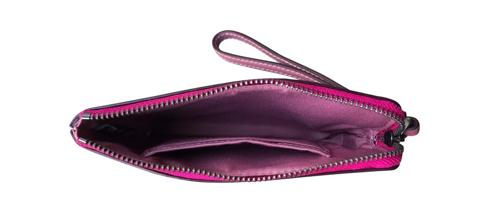 Bolso Coach Signature Unicornio Esquina Cremallera Muñequera F78669 Caqui Multicolor Foto 3 de 3