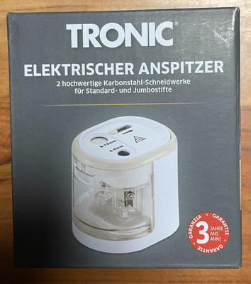 Elektrischer Anspitzer Bleistift Farbstift für Standard und Jumbo Stifte