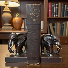 The Ivory King 1886 Charles Frederick Holder Elephant Antique Illustrated Book
