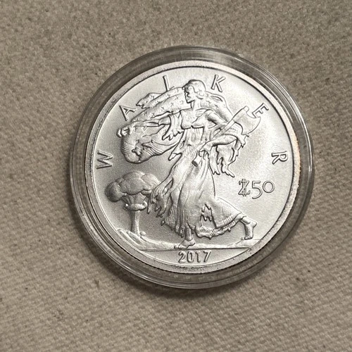2017 Zombucks Walker (first round in the series) - 1 oz. 999 silver round
