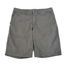 Lululemon Mens Shorts The Works Quick Oxford Size 32 Gray Inseam 11”