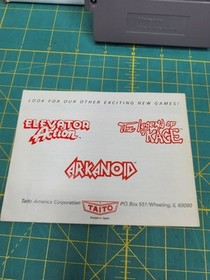 Renegade (Nintendo Entertainment System, NES, 1987) Cartridge Manual Sleeve