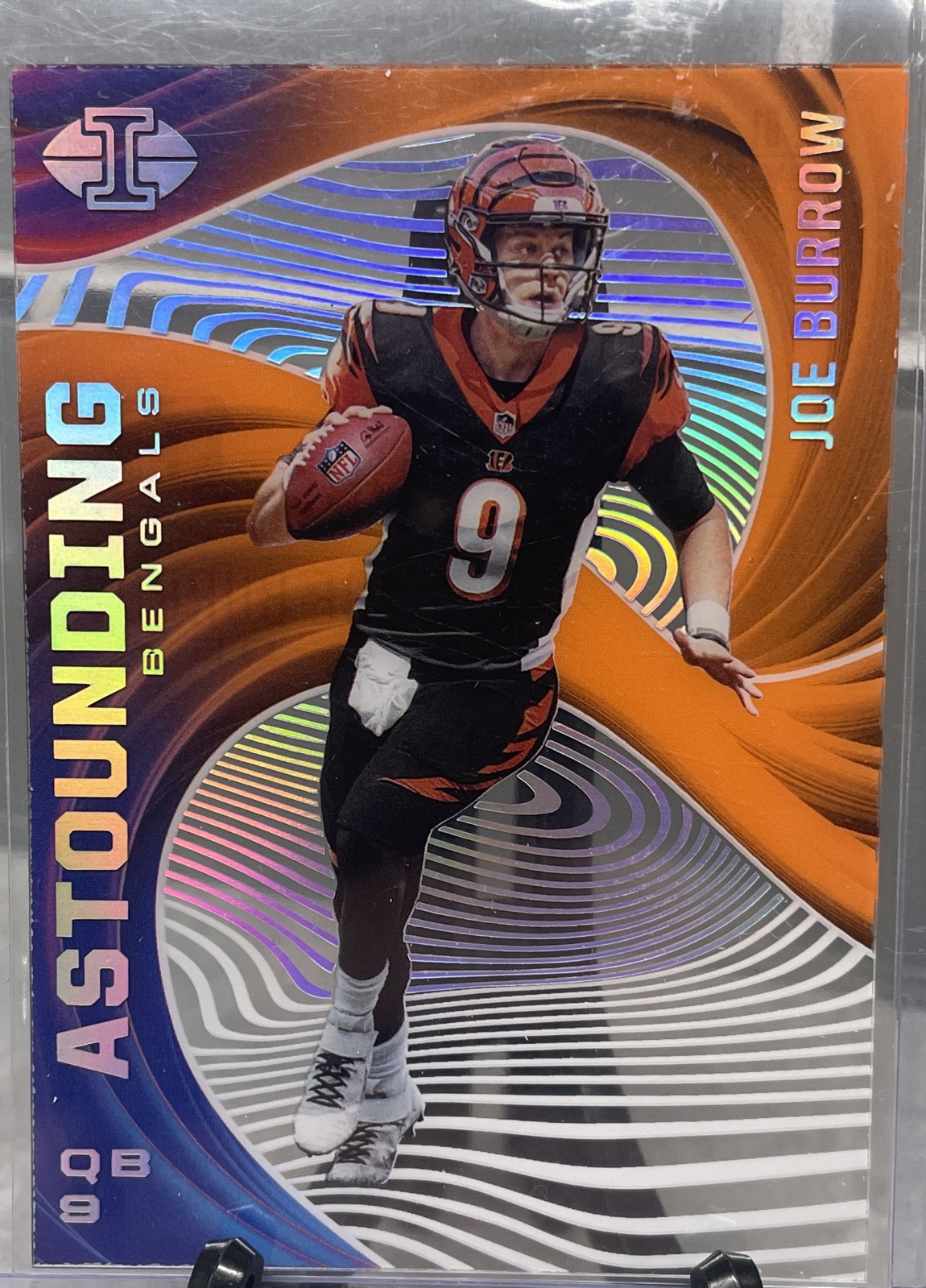 2020 Panini Illusions - Astounding Joe Burrow #A1 Orange (RC) Color Match