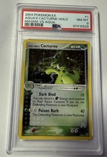 2004 POKEMON EX TEAM MAGMA VS TEAM AQUA #1 TEAM AQUA'S CACTURNE-HOLO PSA 8 on eBay