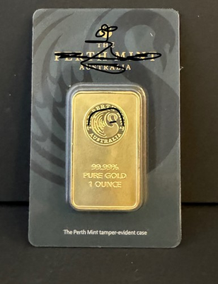 #ad #ad 1 oz. Beautiful Perth Mint Gold Bar Replica $39.99