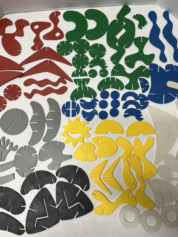 Shapescapes- Sculpture In a Box - Imagination Building Toy Set 98 Organic Shapes - Image 4 of 4