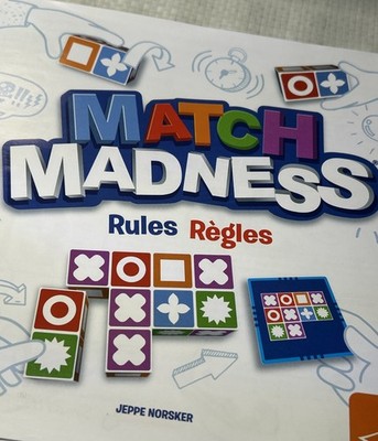 Match Madness Instruction Booklet Only   Replacement Game Rules FoxMind