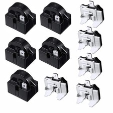 Refrigerator Compressor Relay and Overload Kit 5 Sets,Refrigerator Starters...