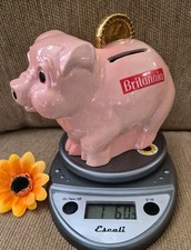 Wade Britannia Pink Piggy Coin Money Bank England Vintage Porcelain Figurine New