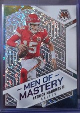 2025 Panini Mosaic -Men of Mastery Patrick Mahomes II #13 No Huddle Silver Prizm