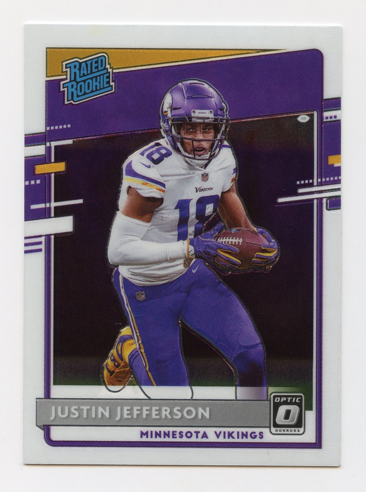 2020 Panini Donruss Optic - Rated Rookies Justin Jefferson #163 (RC)